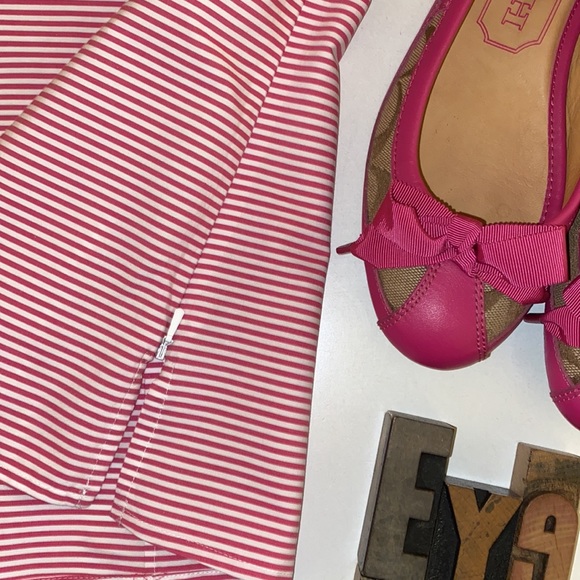 ❤️HOST PICK❤️TALBOTS Split/Embellished Neck Striped Sleeveless Top - Picture 6 of 8